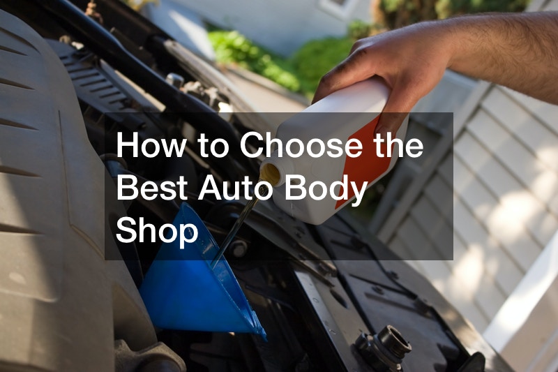 How to Choose the Best Auto Body Shop
