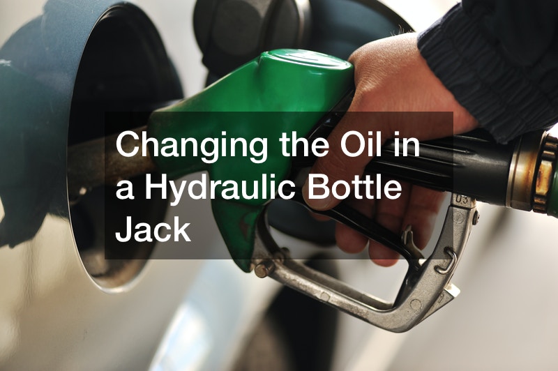 Changing the Oil in a Hydraulic Bottle Jack