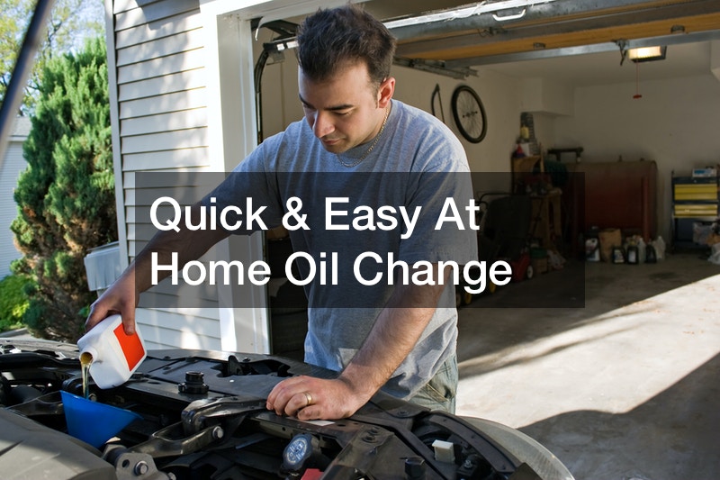 Quick and Easy At Home Oil Change