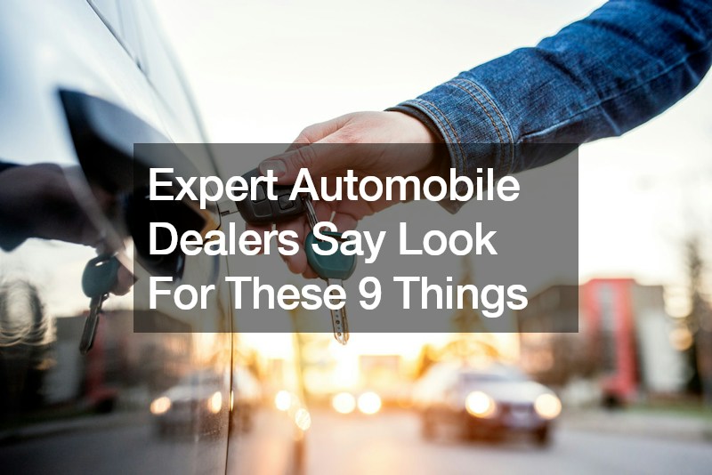Expert Automobile Dealers Say Look For These 9 Things