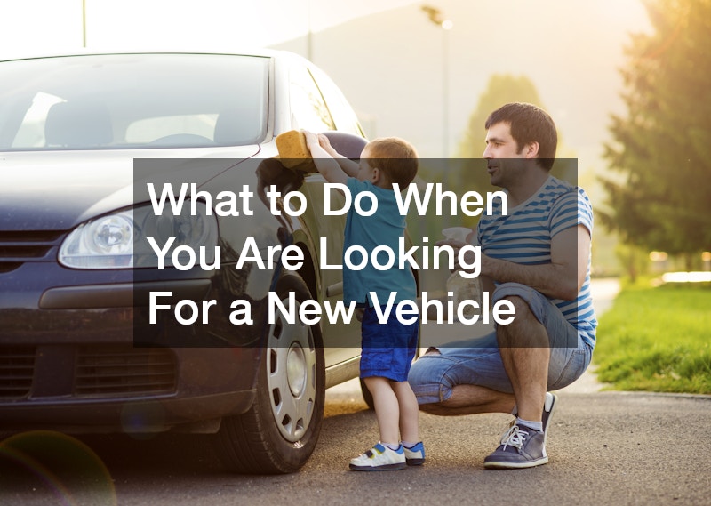 What to Do When You Are Looking For a New Vehicle