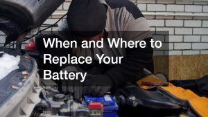 replacing a car's battery